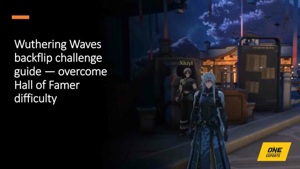Xiuyi in Wuthering Waves in ONE Esports featured image for article "Wuthering Waves backflip challenge guide — overcome Hall of Famer difficulty"